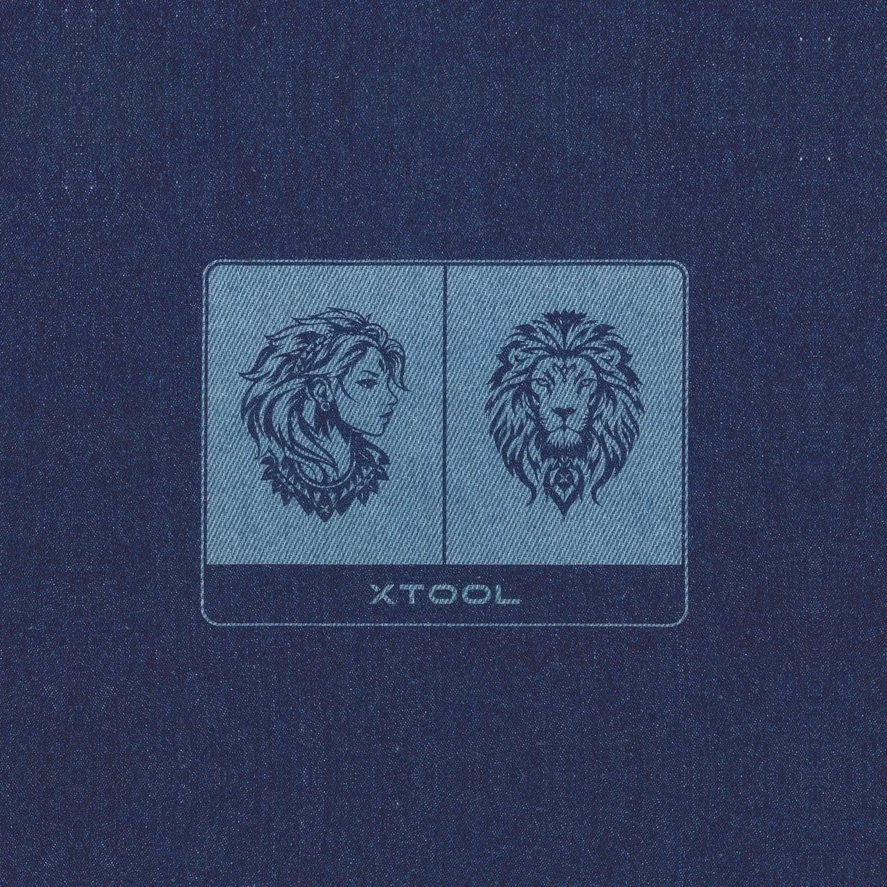 Deep Blue Denim-6oz(200g) test grid