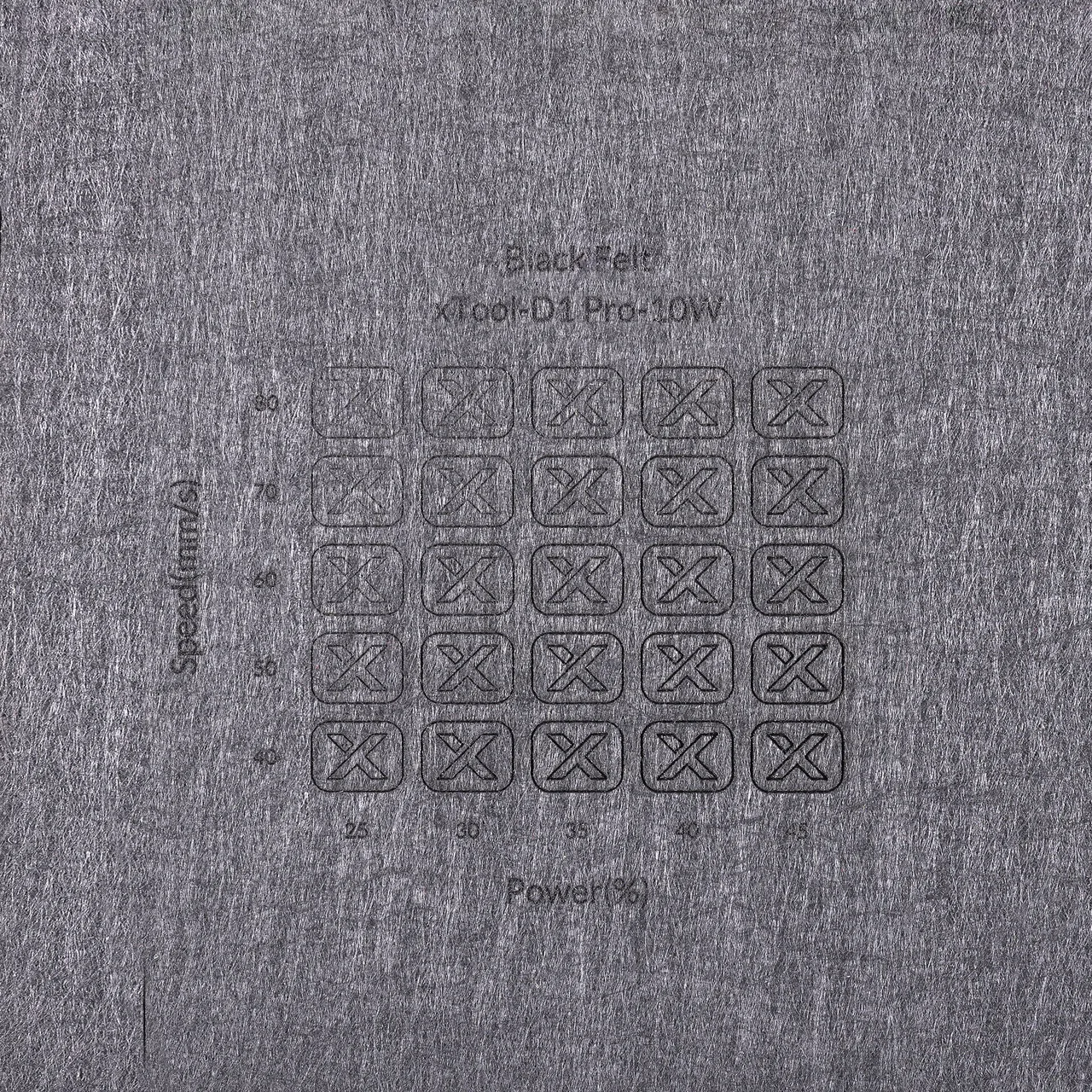 1/8"(3mm) Black Felt test grid