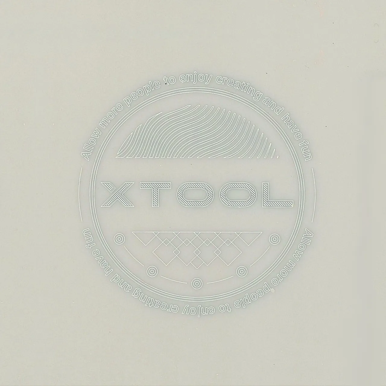 1/8"(3mm) Pastel Gray Acrylic test grid