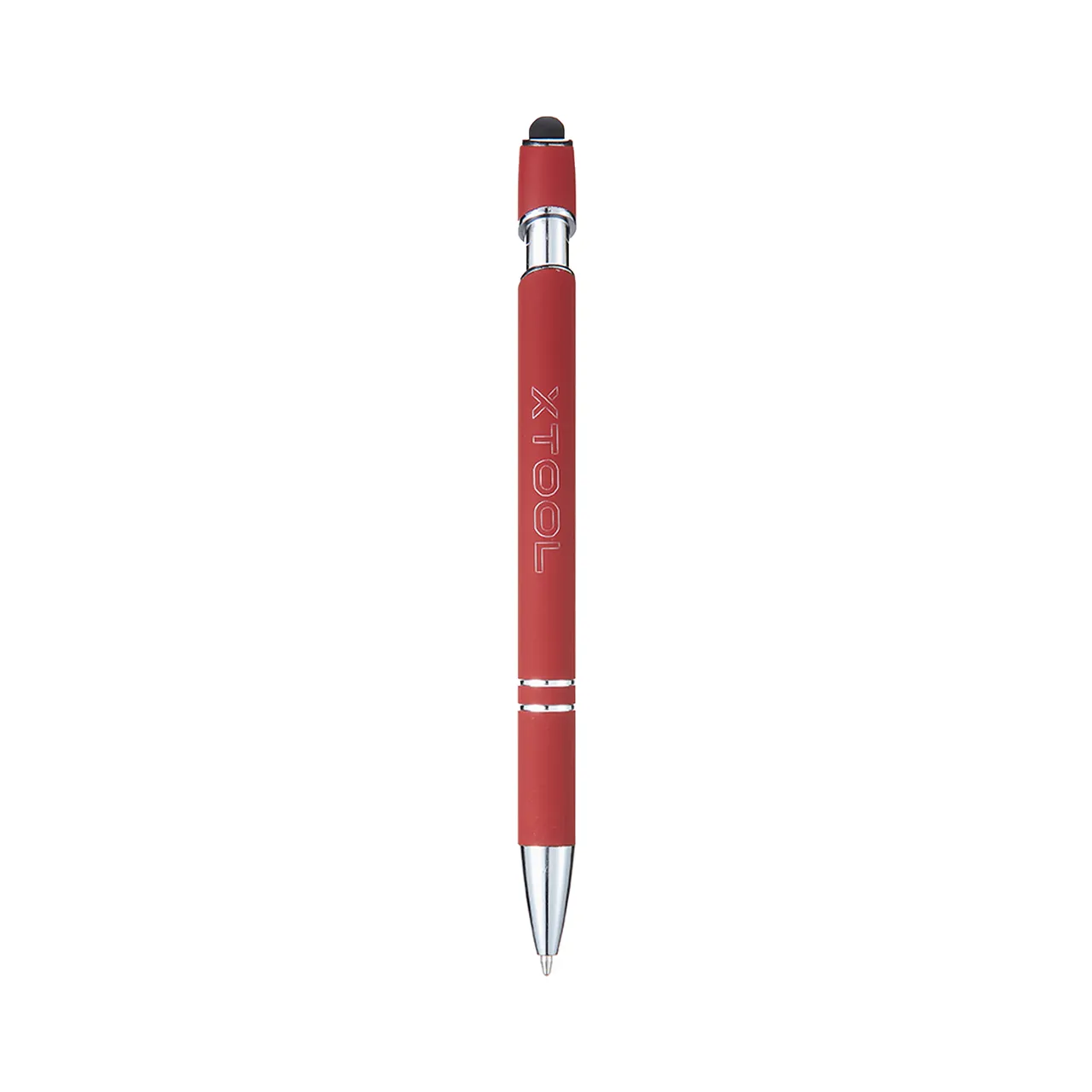Wine Red Ballpoint Pens with Stylus test grid