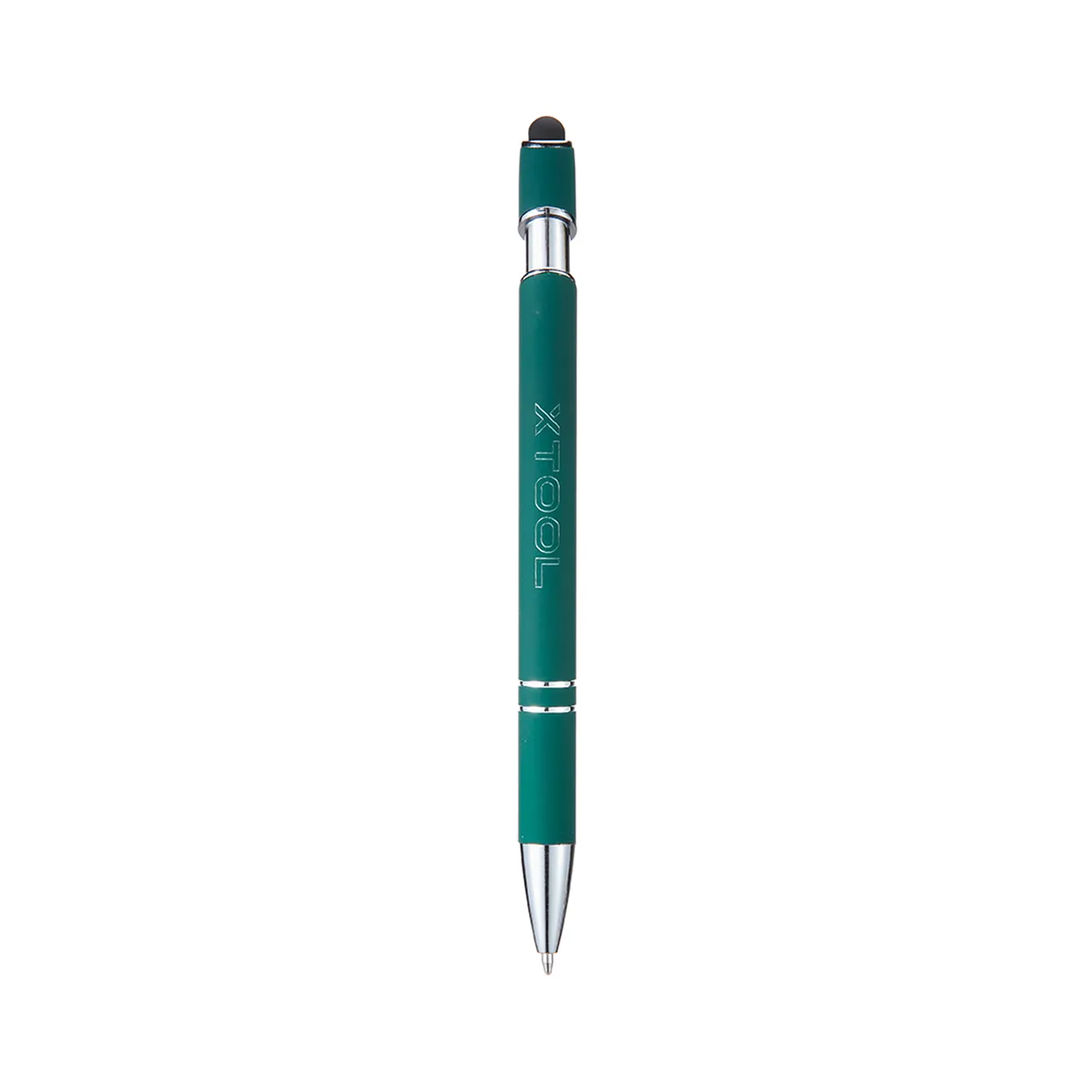 Dark Green Ballpoint Pens with Stylus test grid