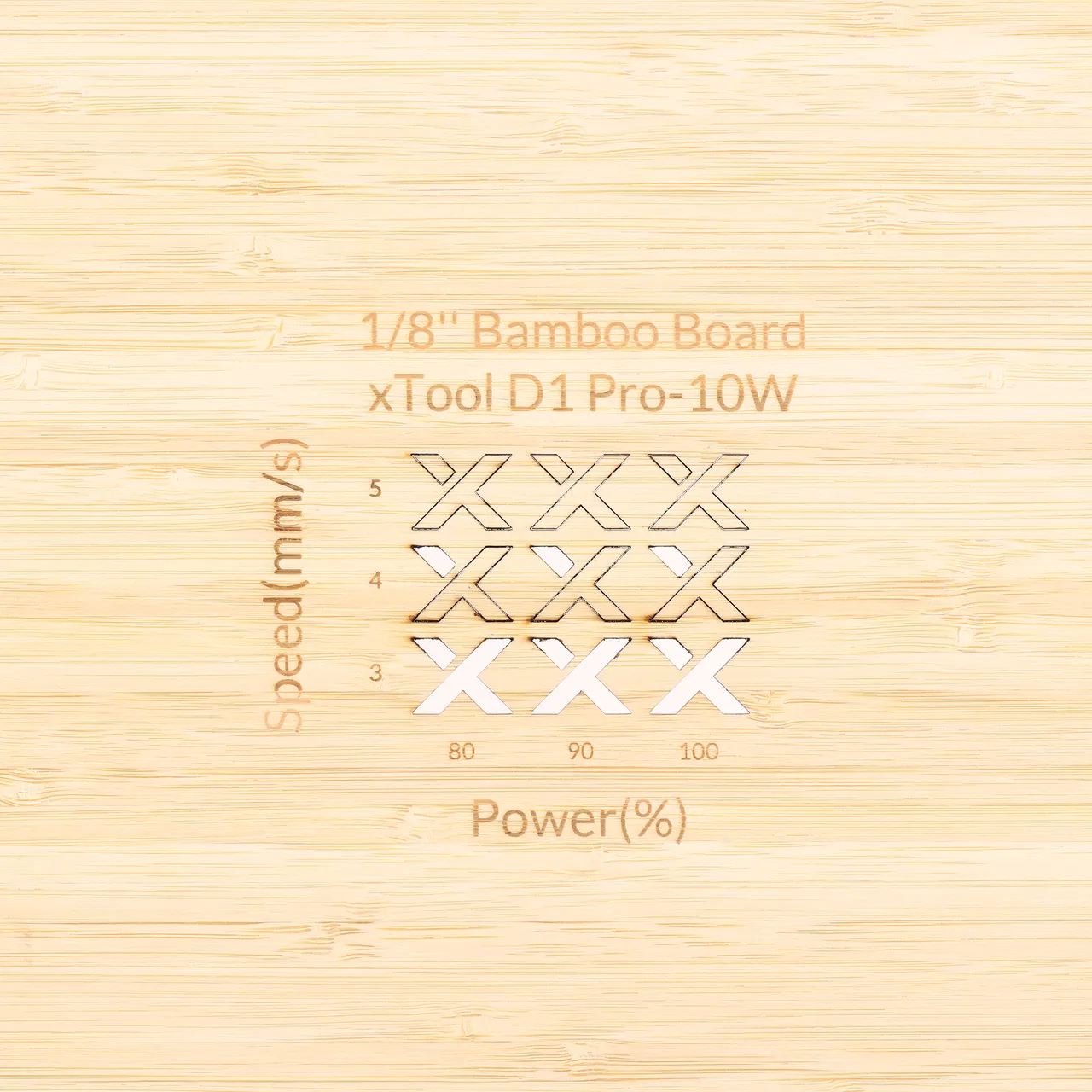 1/8"(3mm) Bamboo test grid