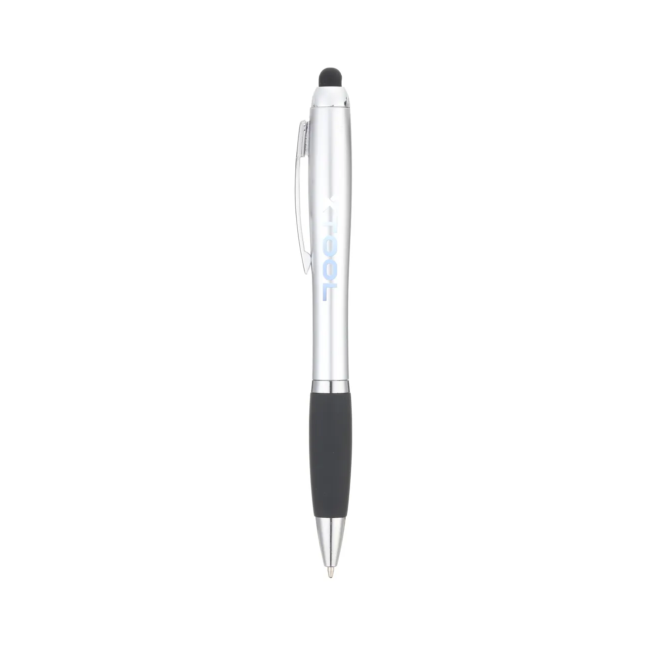 Silver Stylus Ballpoint Pens With LED Light test grid