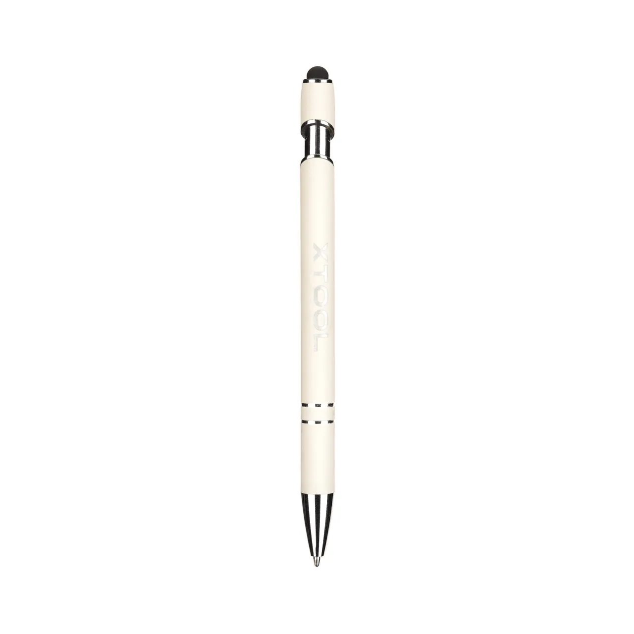 Creamy White Ballpoint Pens with Stylus test grid