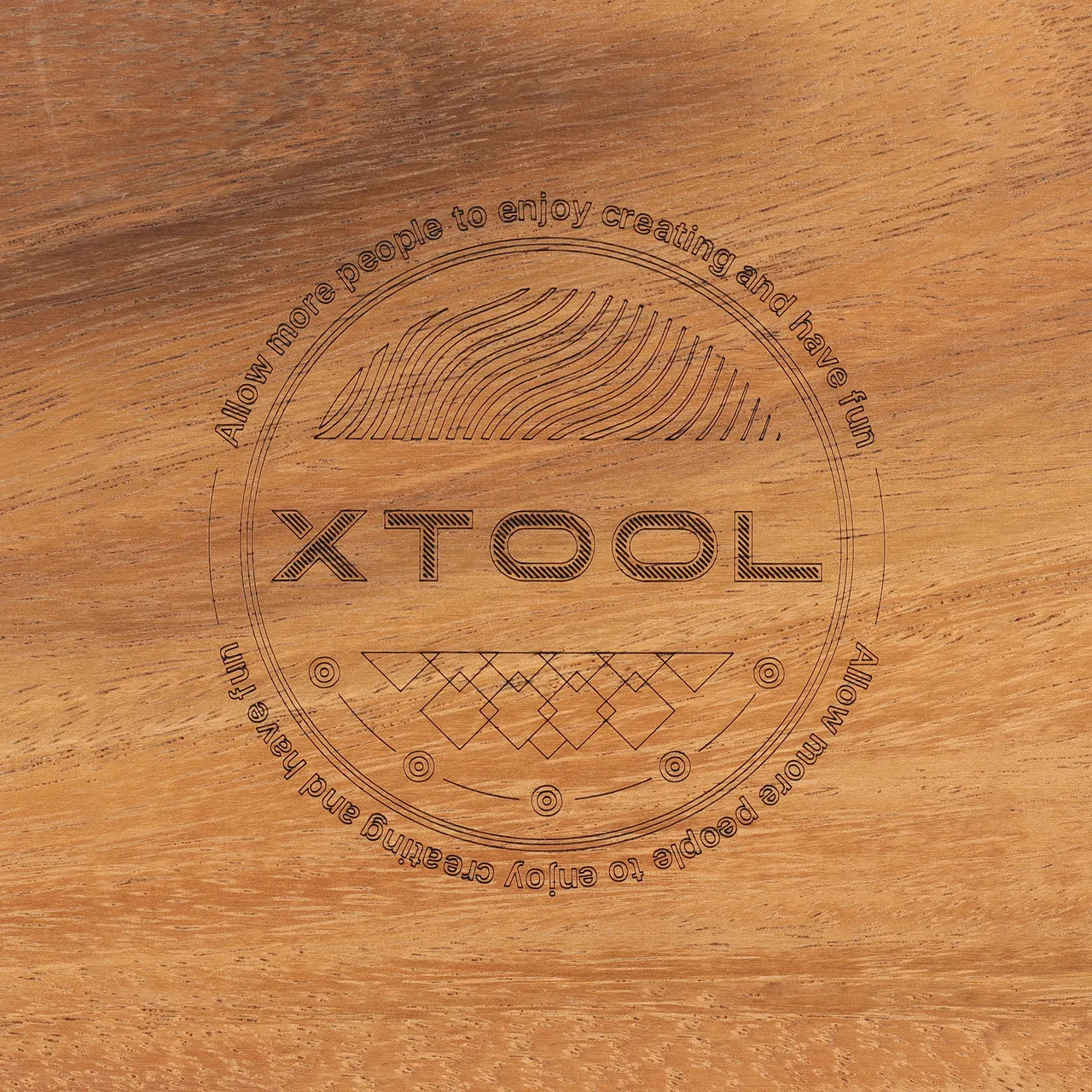 Wood Wax Oil Coated Light Walnut test grid
