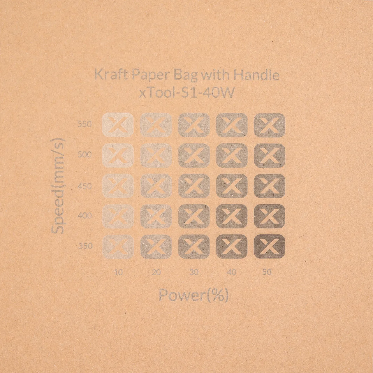 Kraft Paper-7oz(250g) test grid
