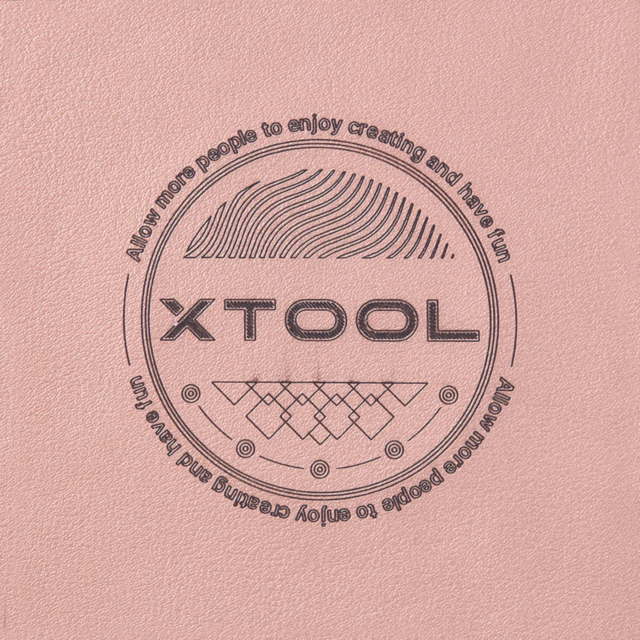Light Pink PU Leather test grid