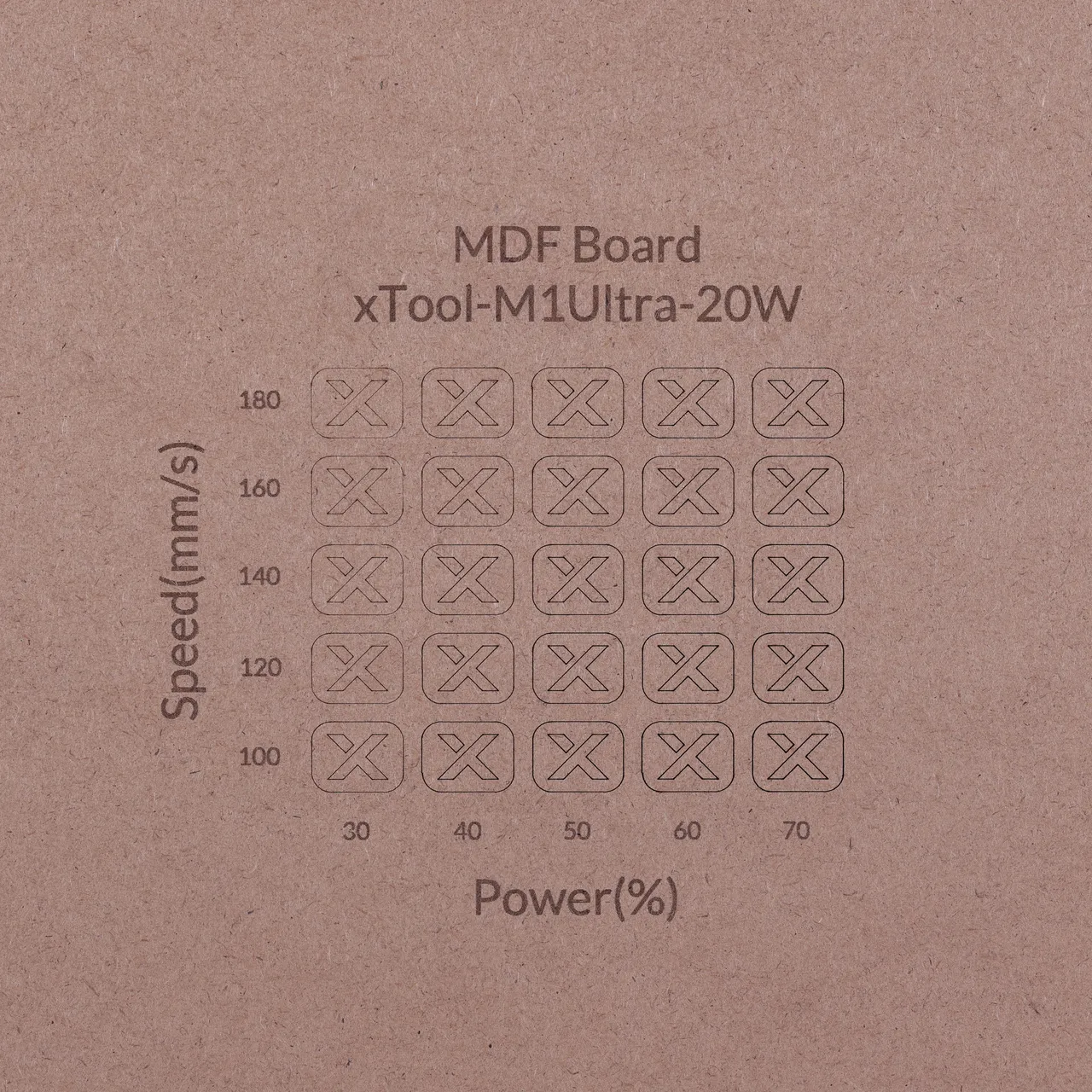 1/8"(3mm) MDF Board test grid