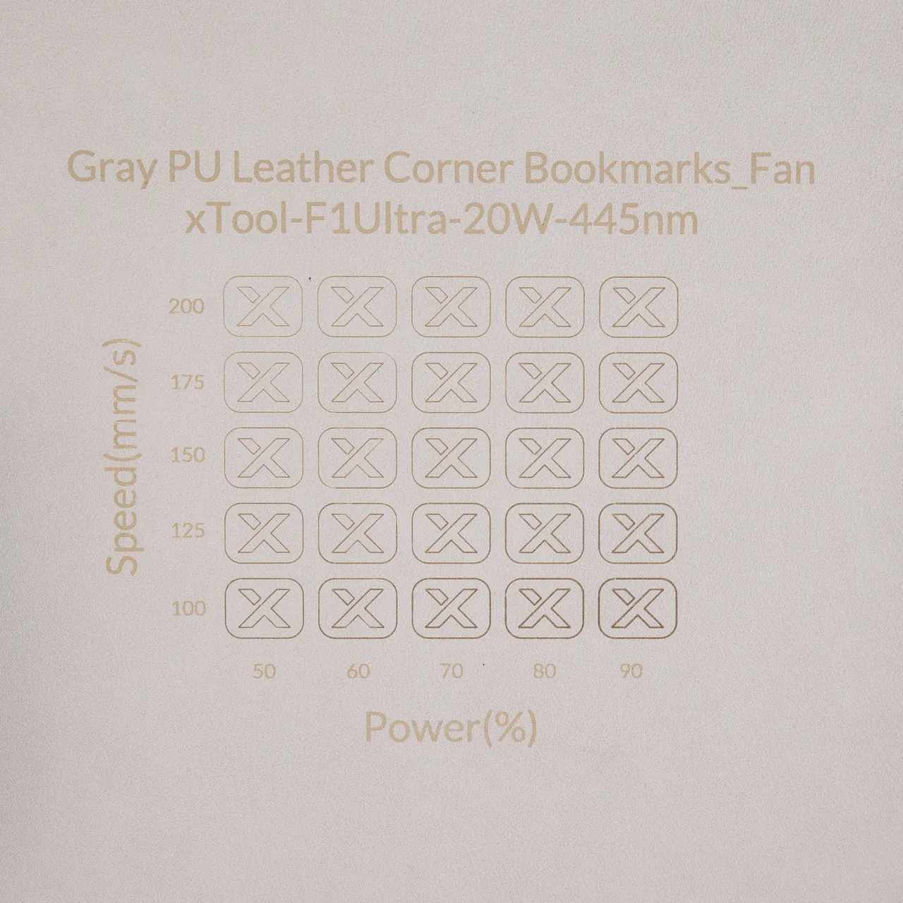 Grey PU Leather