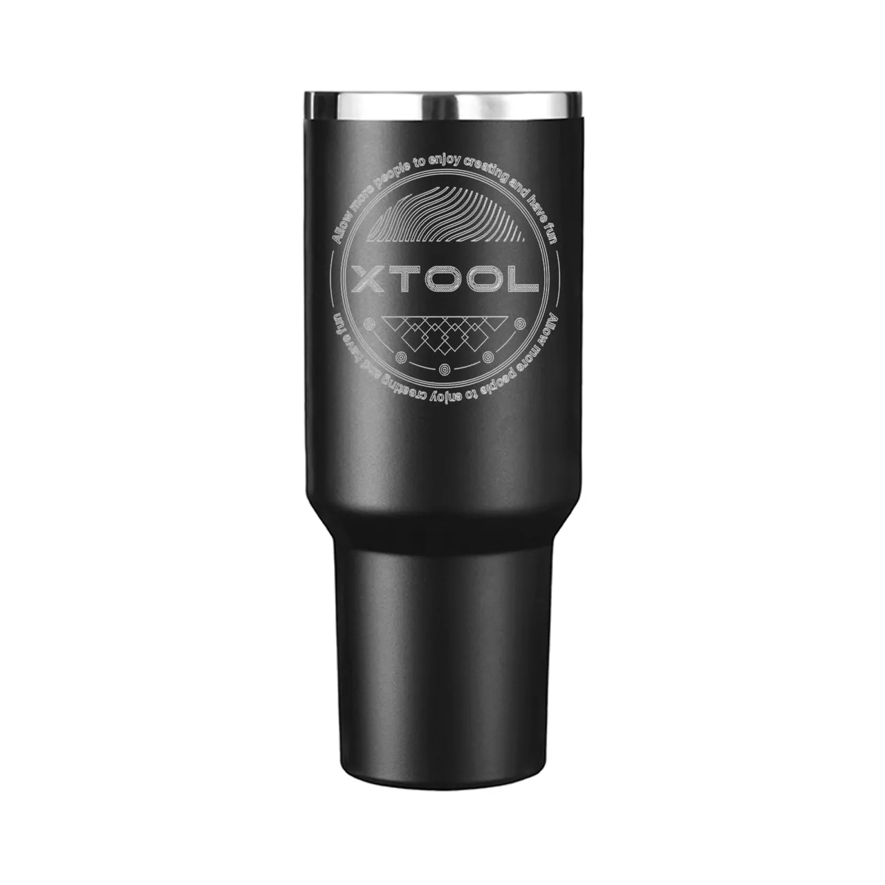20oz(600ml) Black Coffee Tumbler for Laser Engraving