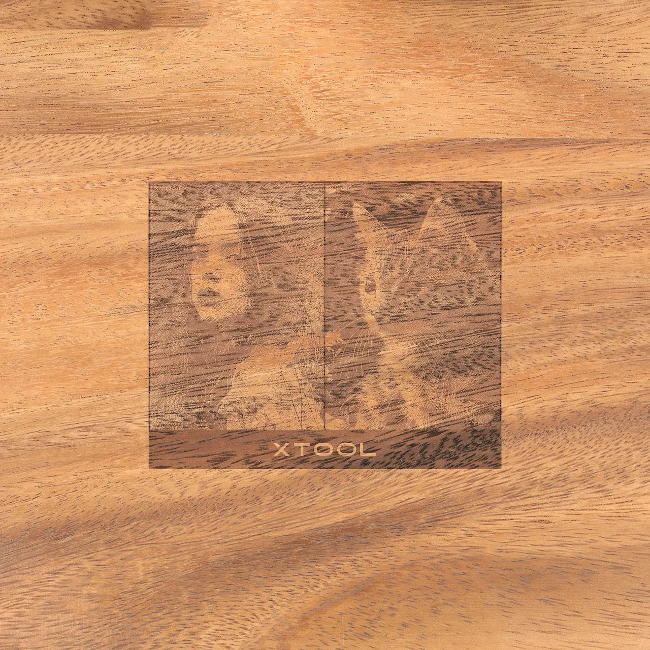 Wood Wax Oil Coated Light Walnut test grid