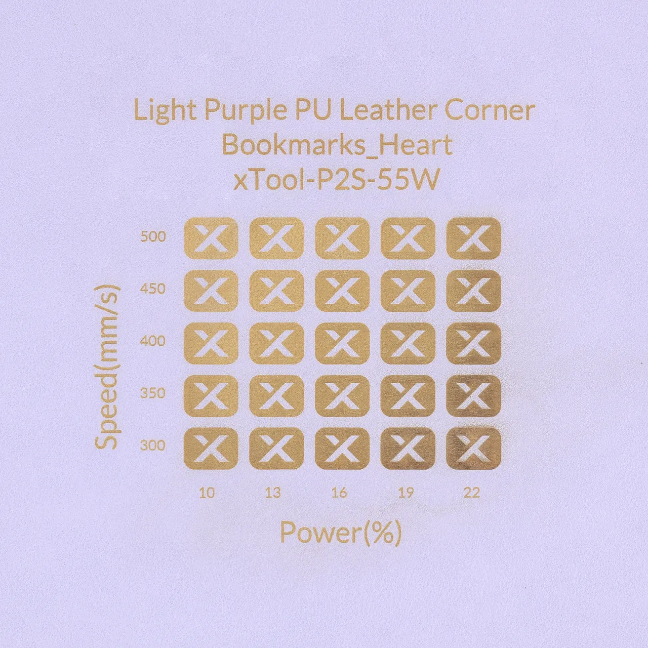 PU Leather Corner Bookmarks_Heart Pale Purple test grid