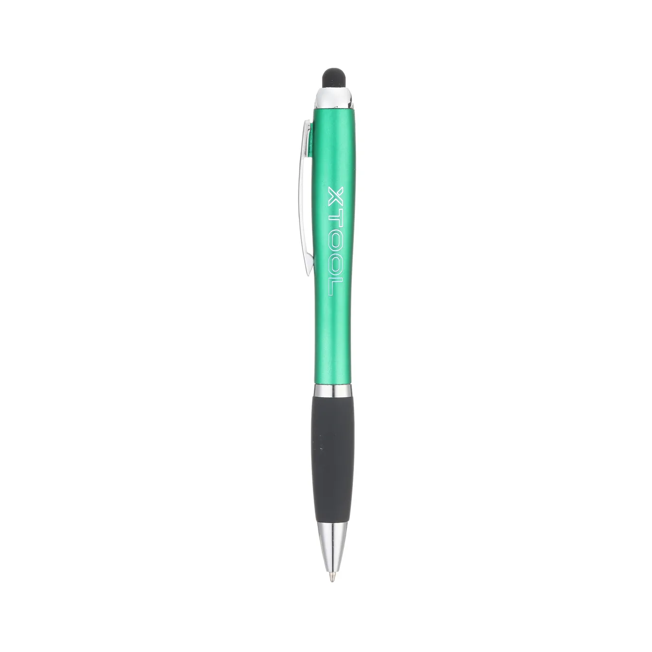 Green Stylus Ballpoint Pens With LED Light test grid