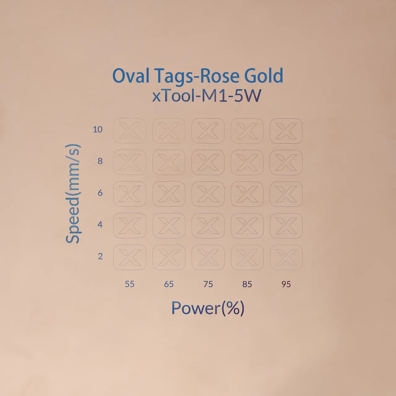 Stainless Steel Paperclip Necklace_Rose Gold test grid