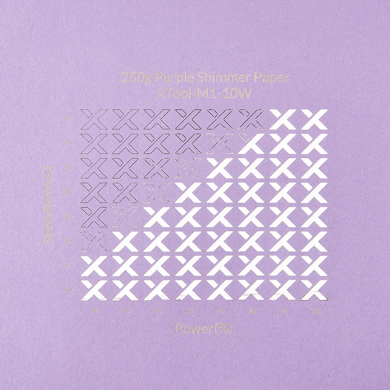 Purple Shimmer Paper-7oz(250g) test grid
