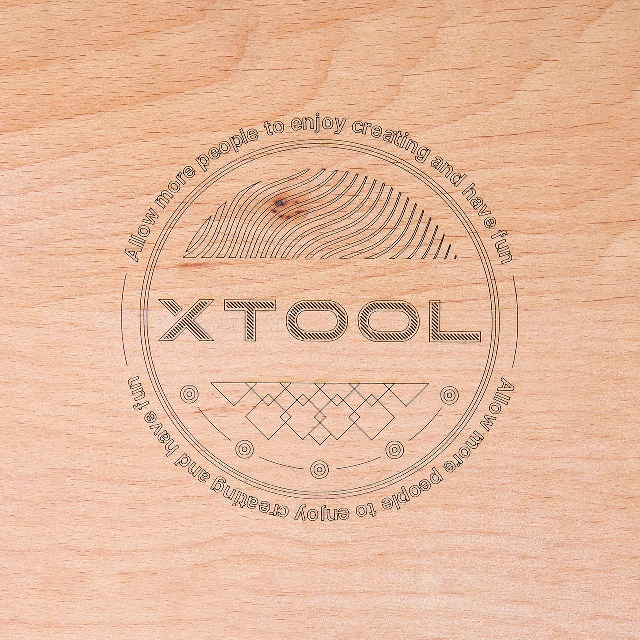 Layered Wooden Award Plaque test grid
