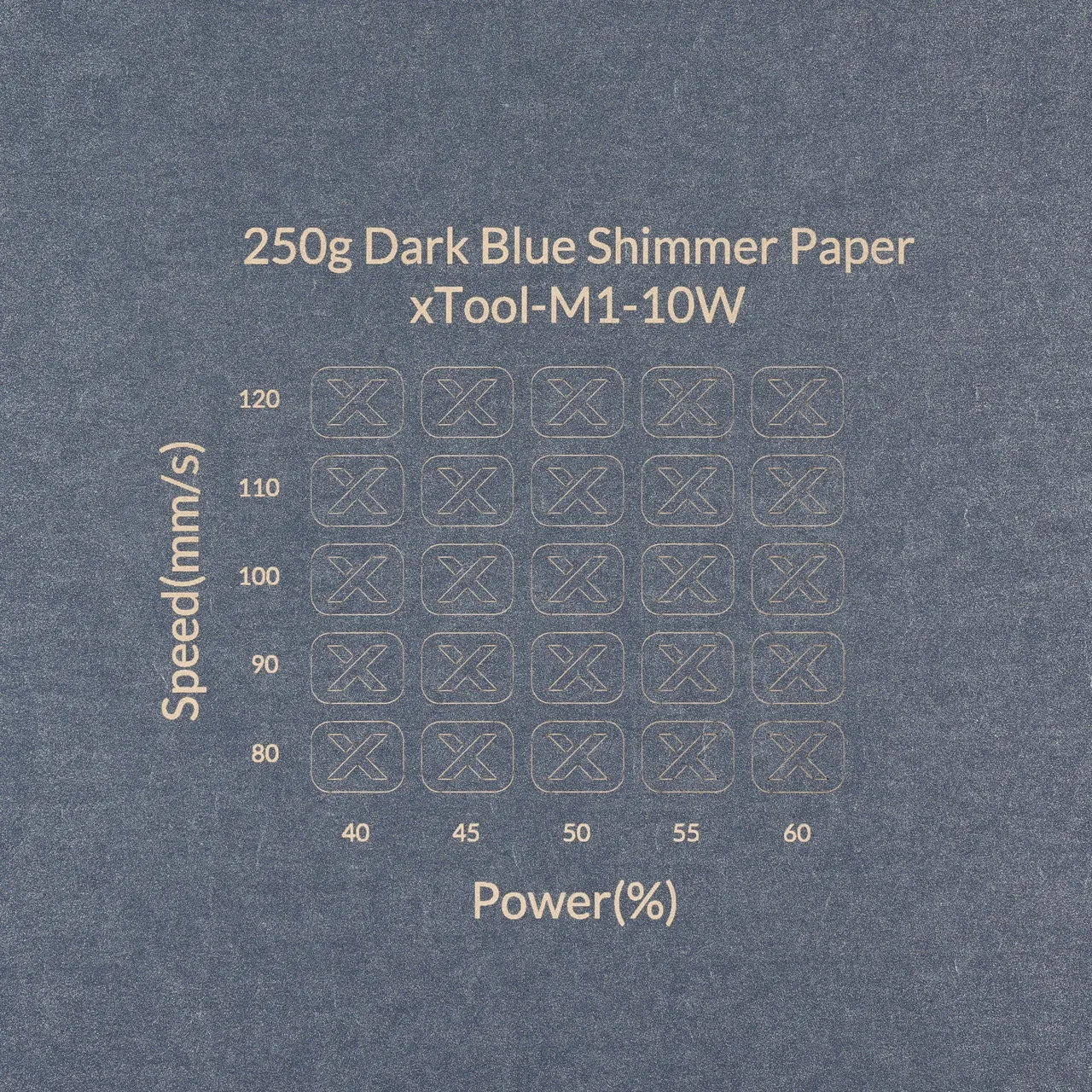 Dark Blue Shimmer Paper-7oz(250g) test grid