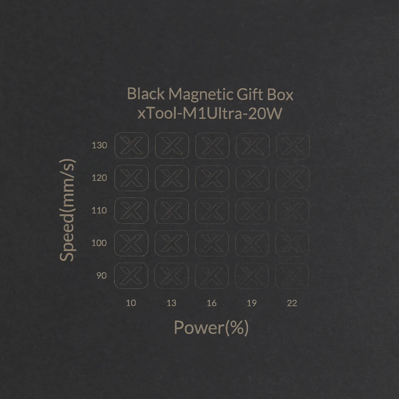 Grey Cardstock Mounted Black Kraft Paper-4.4oz(150g) test grid