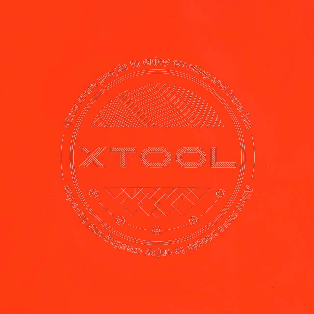 1/8"(3mm) Orange Acrylic test grid