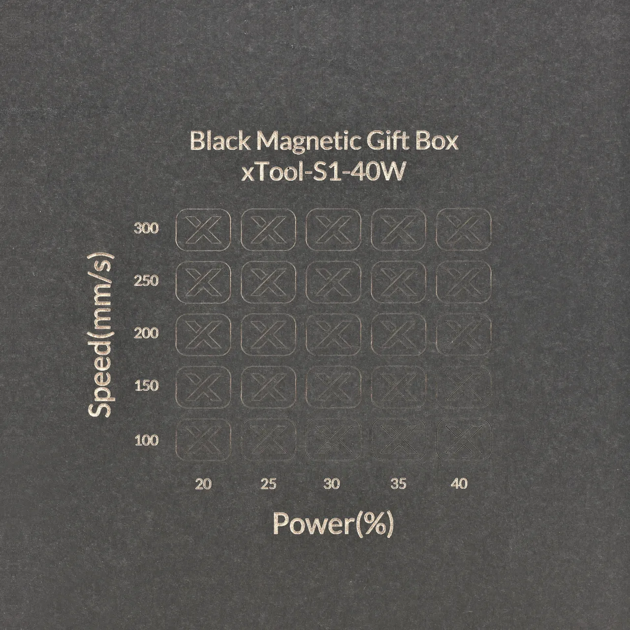 Grey Cardstock Mounted Black Kraft Paper-4.4oz(150g) test grid