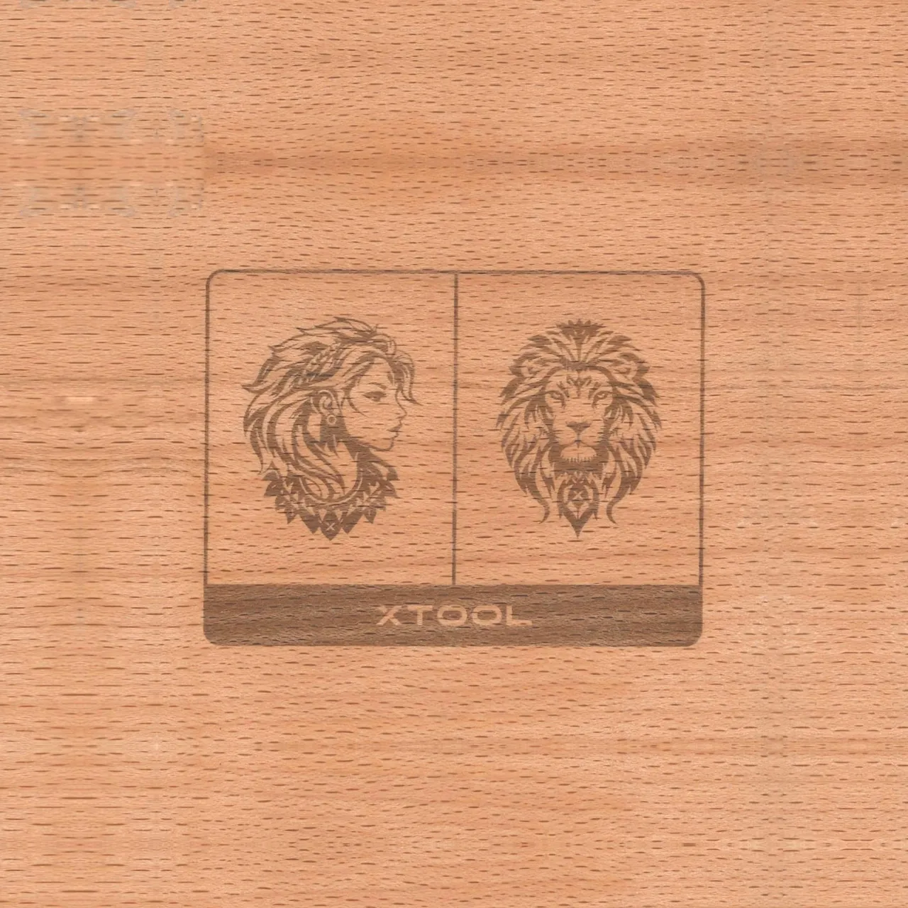 Wooden Keychain test grid