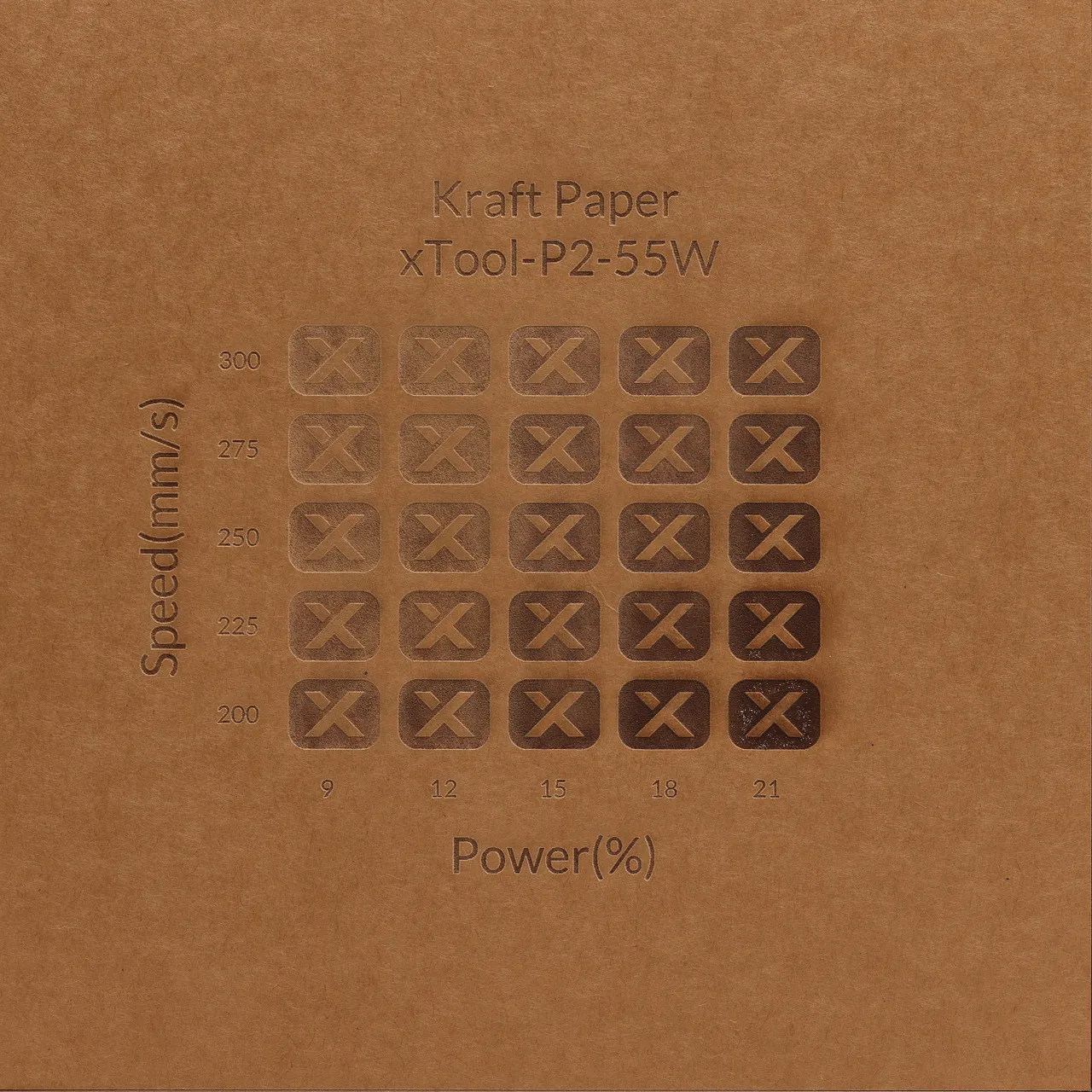 Kraft Paper-9oz(300g) test grid