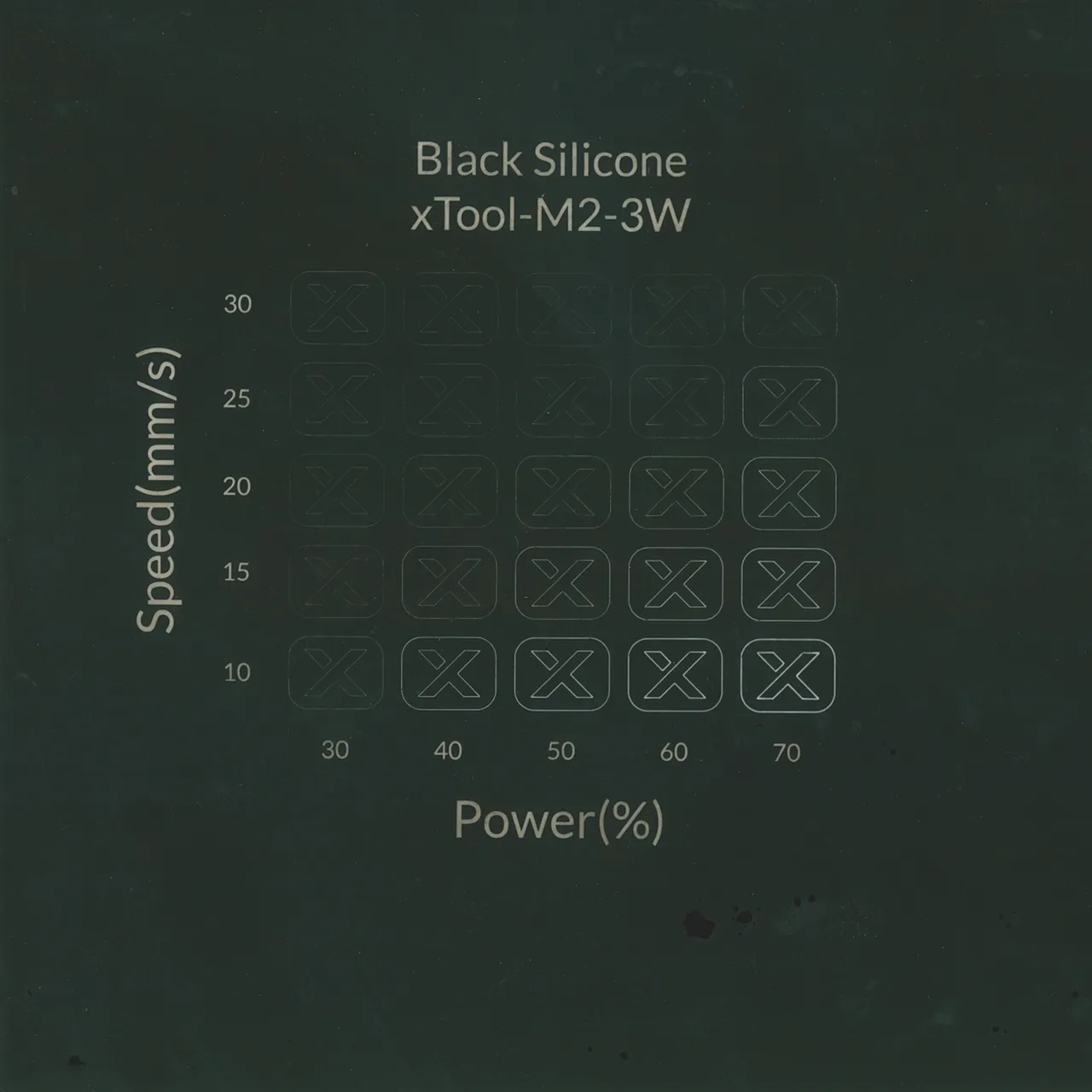 Black Silicone test grid
