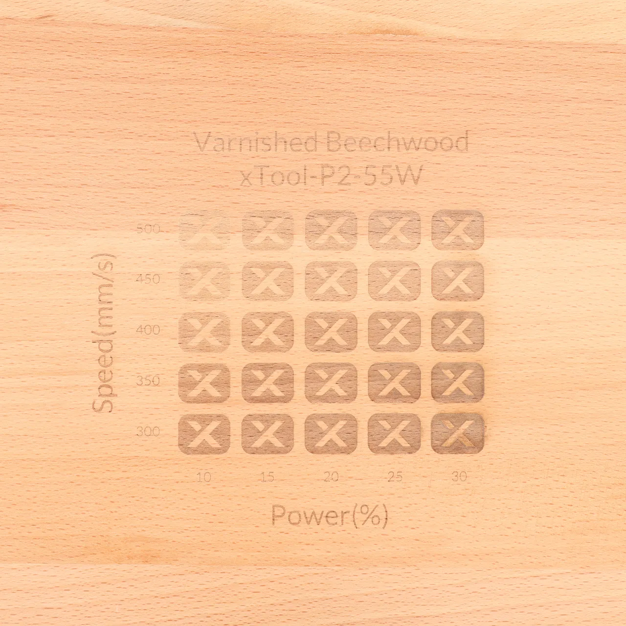 Wooden Keychain test grid
