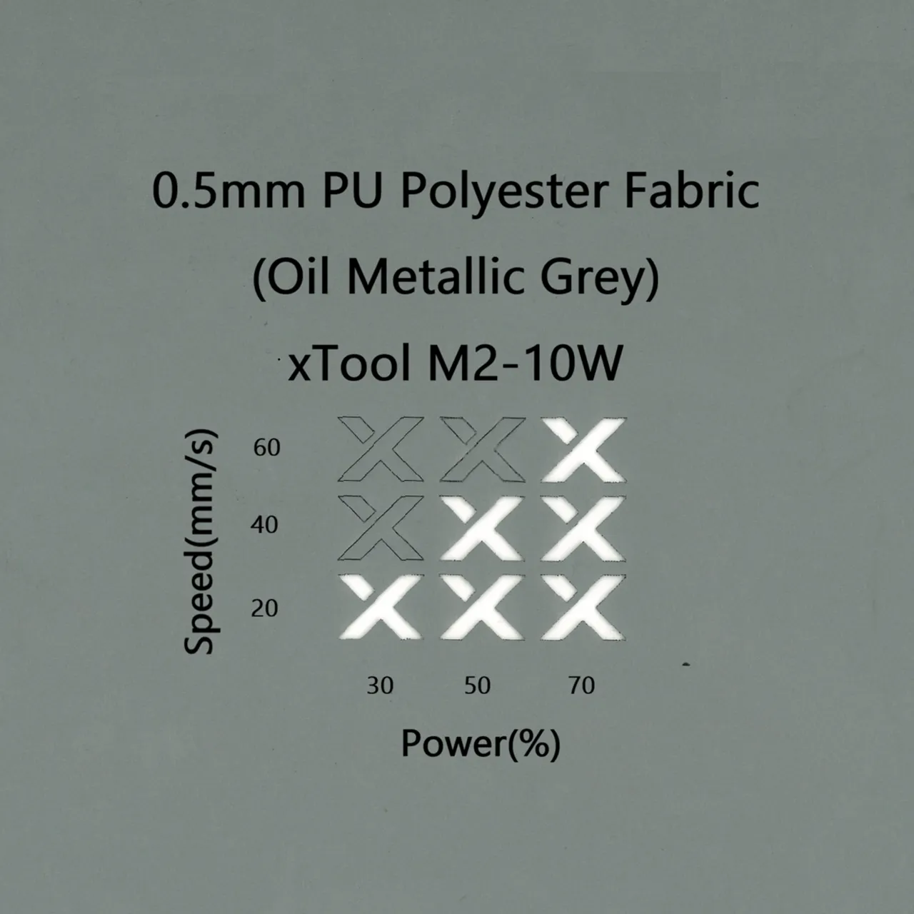 0.5mm PU Polyester Fabric (Oil Metallic Grey)