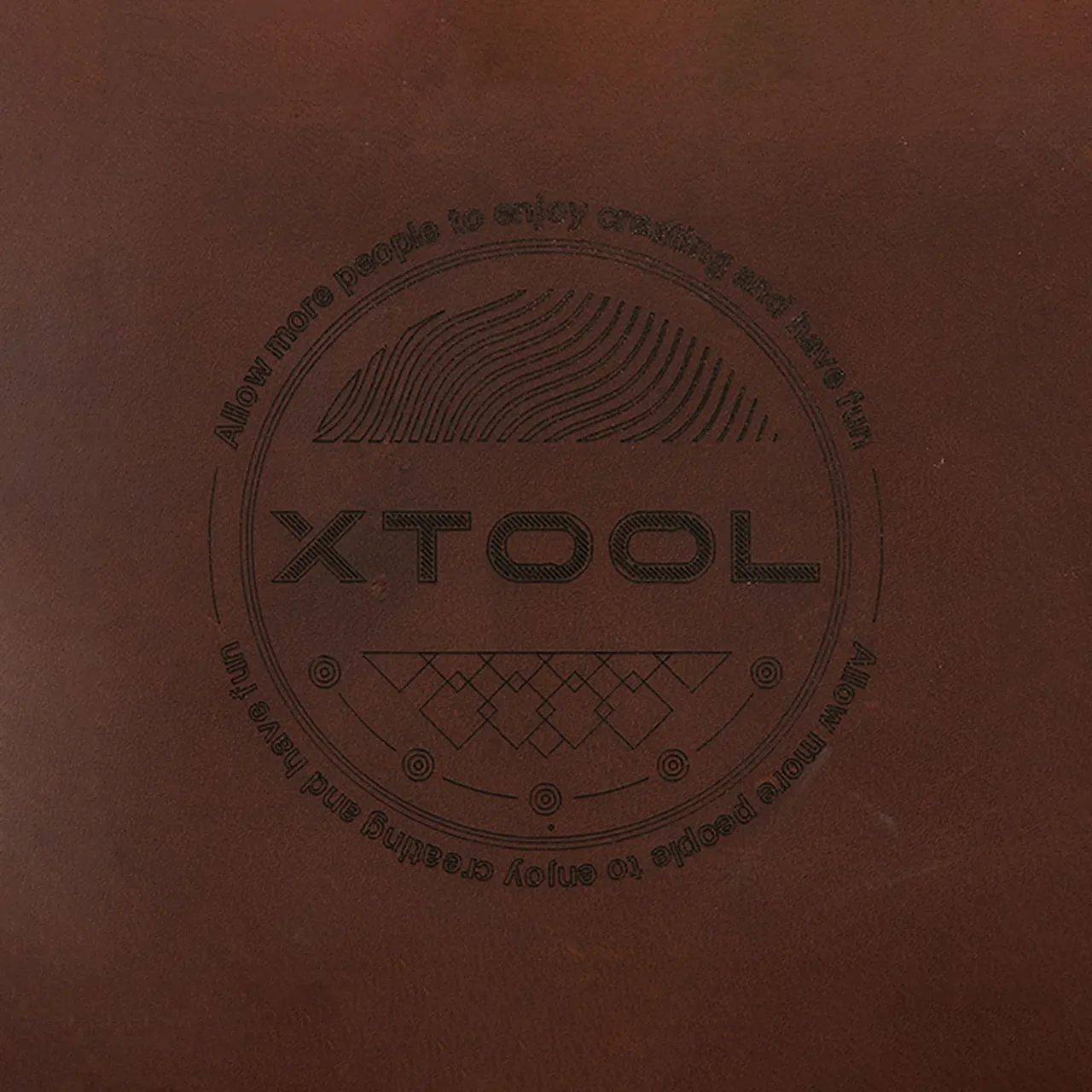 Coffee Leather RFID Blocking Bifold Wallet test grid