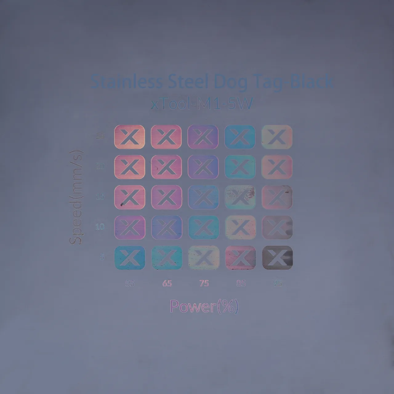 Black Plated 304 Stainless Steel test grid
