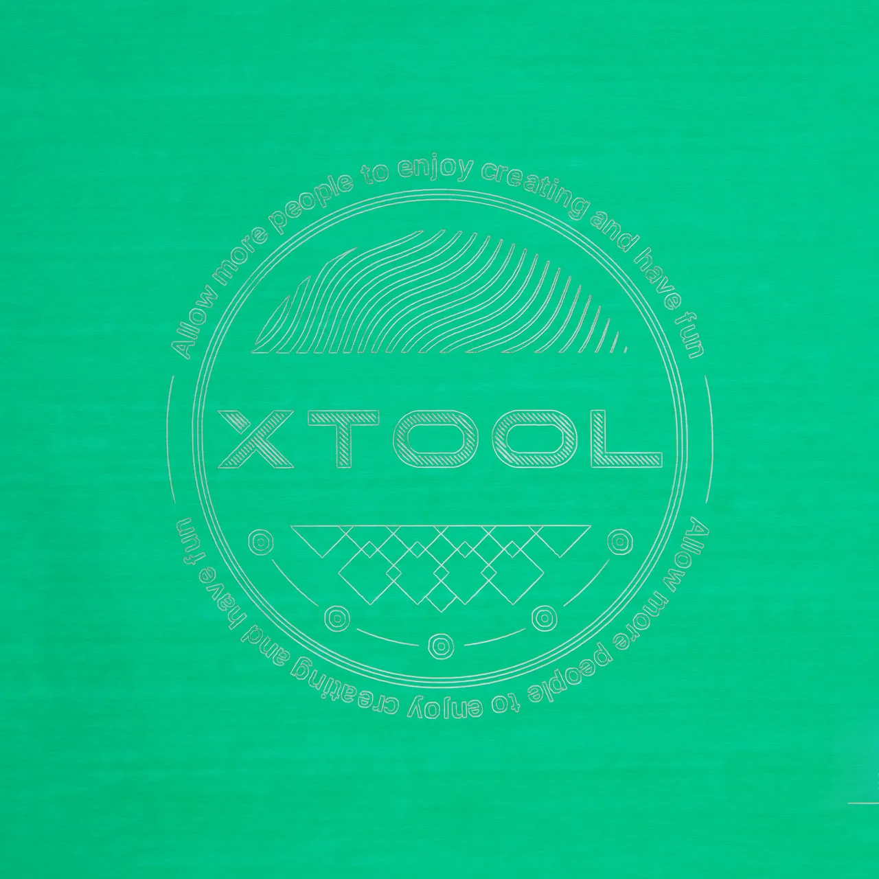 1/64"(0.2mm) Green Coated Aluminum Alloy test grid