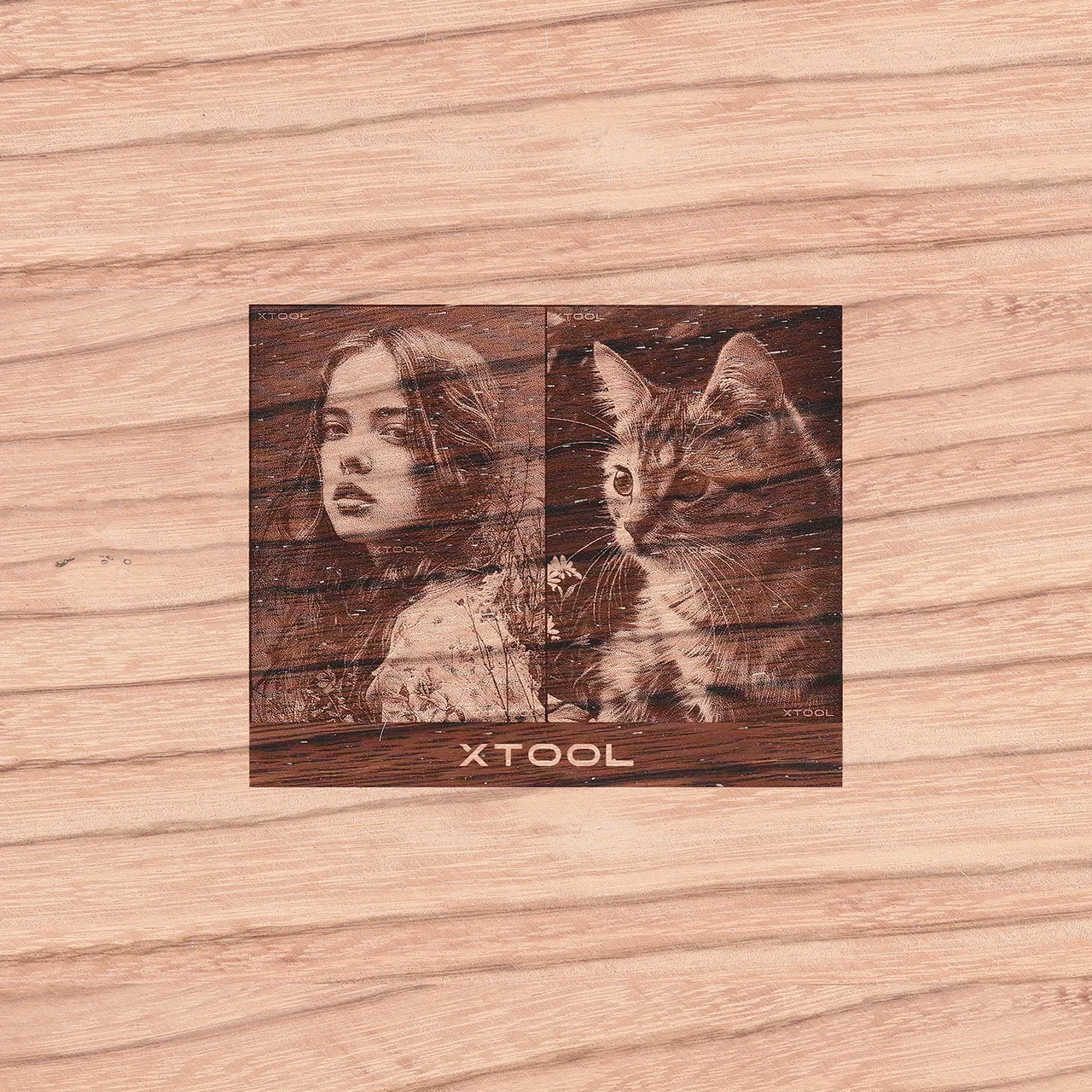 1/8"(3mm) Red Rose Plywood test grid