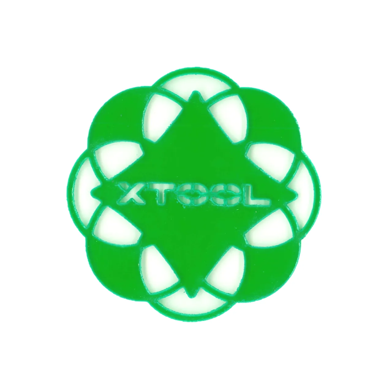 1/8"(3mm) Green Translucent Acrylic test grid
