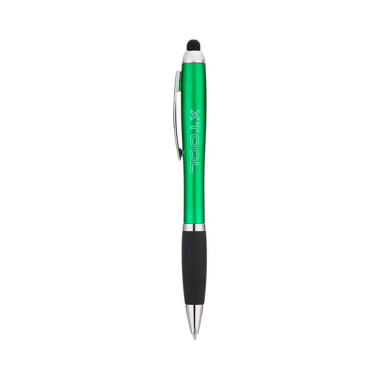 Green Stylus Ballpoint Pens With LED Light test grid