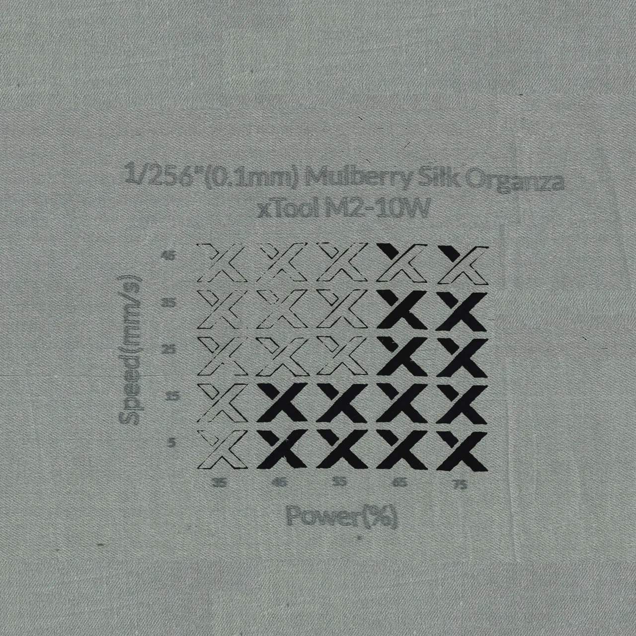 1/256"(0.1mm) Mulberry Silk Organza