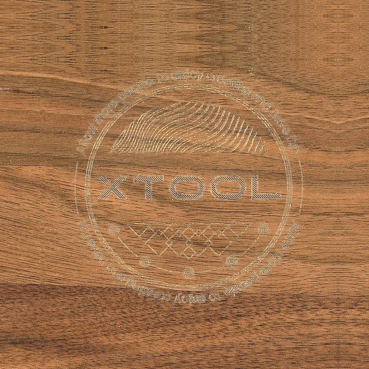 Wood Wax Oil Coated Light Walnut test grid