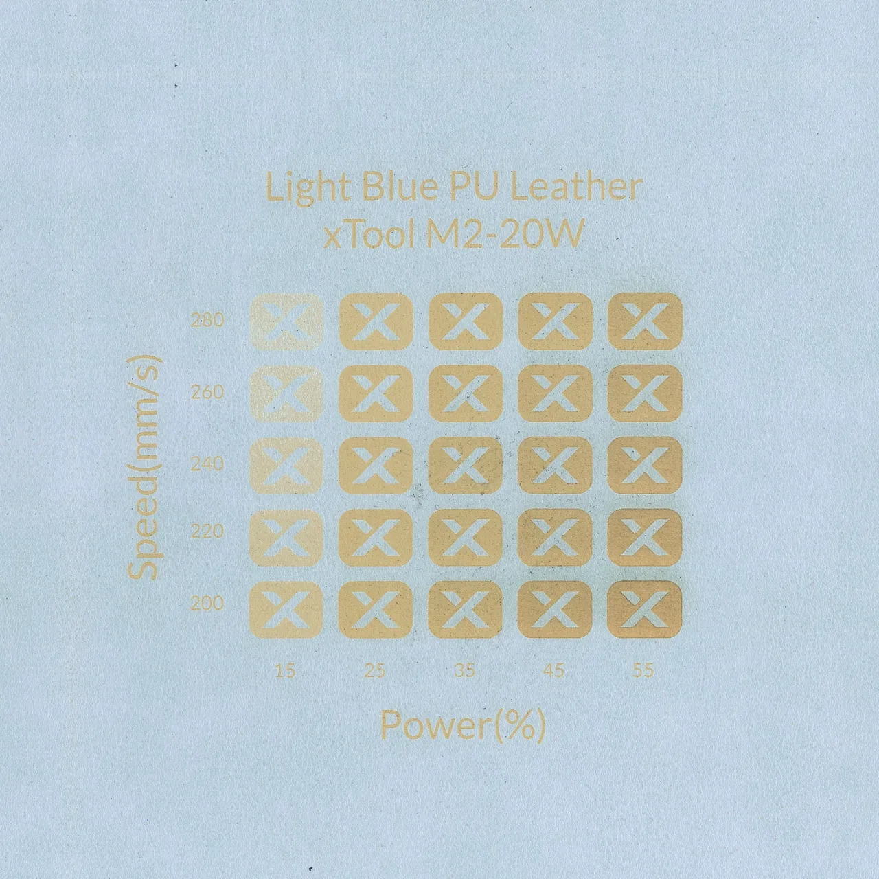 PU Leather Corner Bookmarks_Fan Light Blue test grid