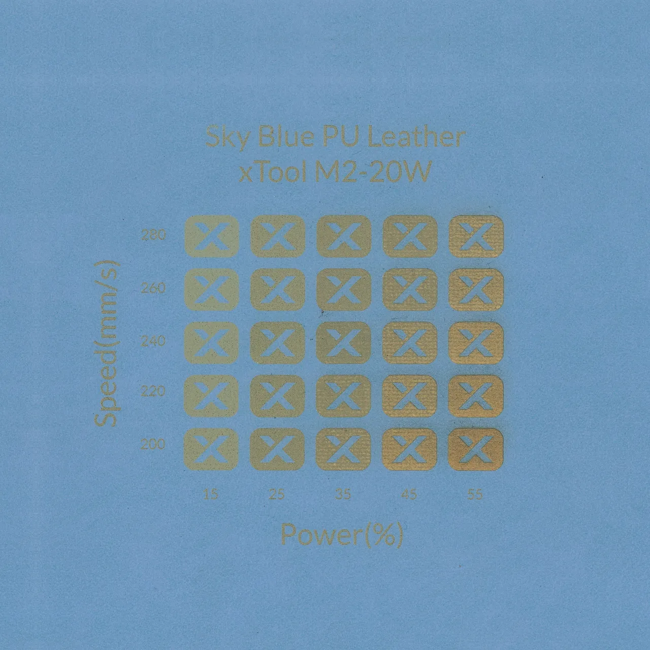PU Leather Corner Bookmarks_Fan Sky Blue test grid