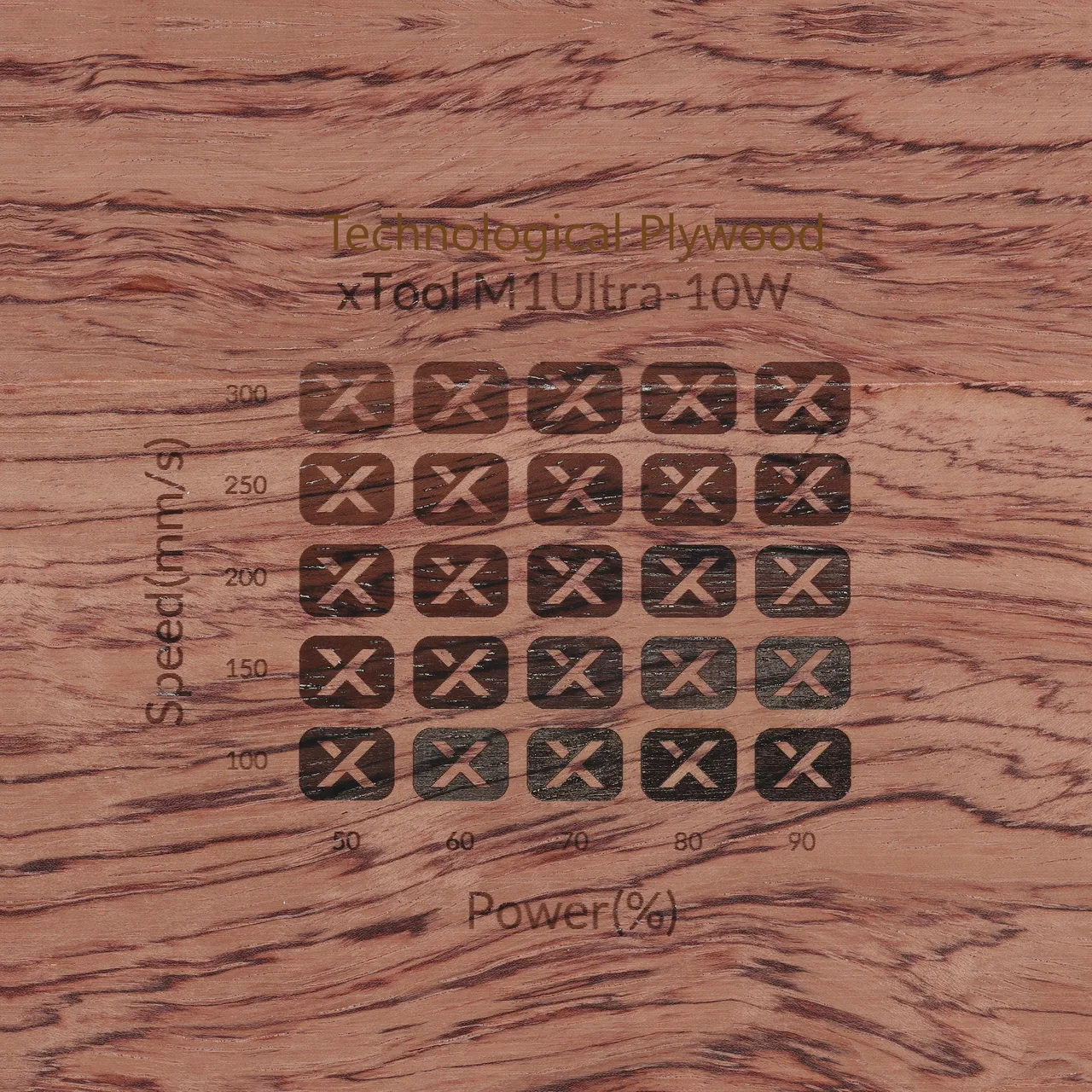 1/8"(3mm) Technological Plywood test grid