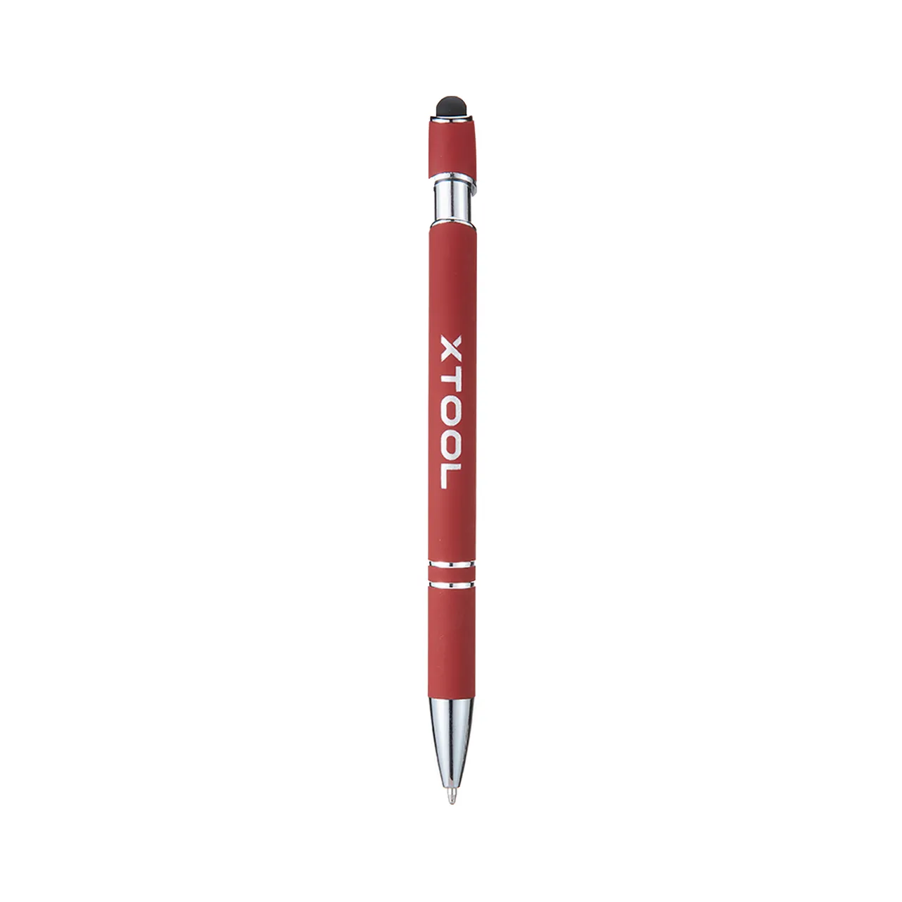 Wine Red Ballpoint Pens with Stylus test grid
