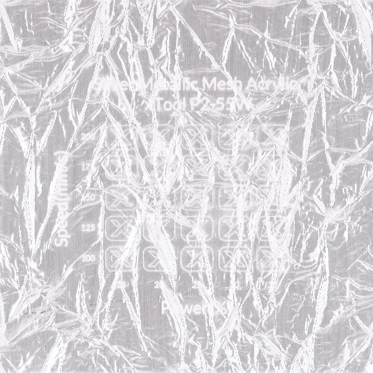 1/8"(3mm) Silver Metallic Mesh Acrylic