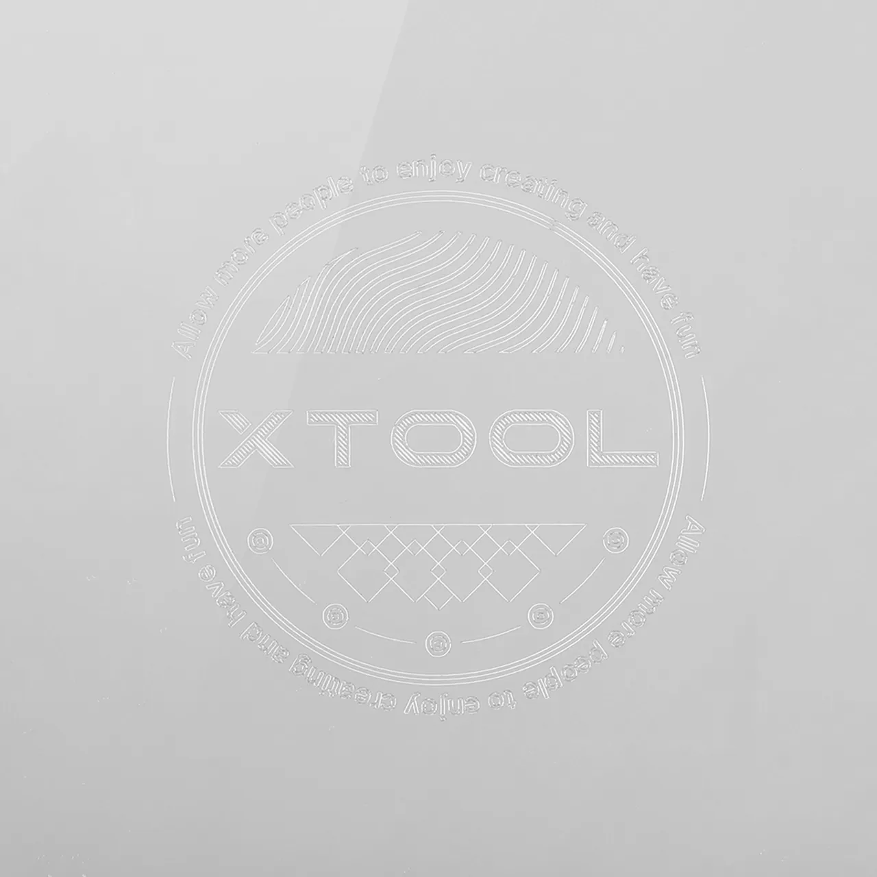 1/8"(3mm) Silver Mirror Acrylic test grid