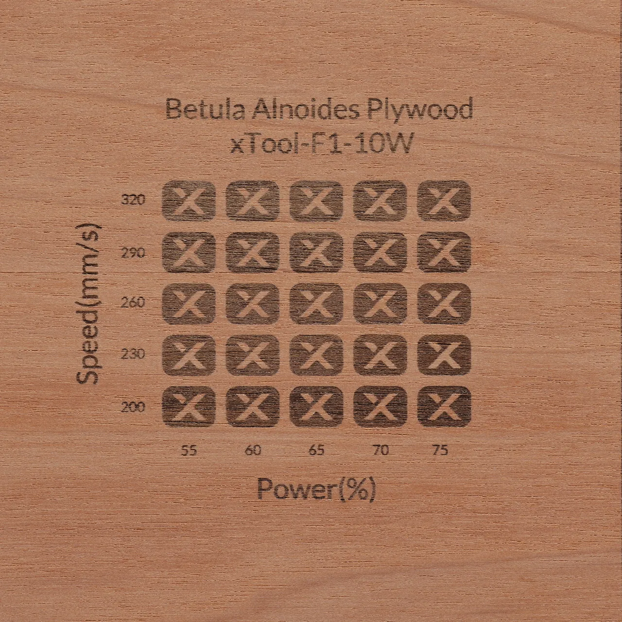 1/8"(3mm) Betula Alnoides Plywood test grid