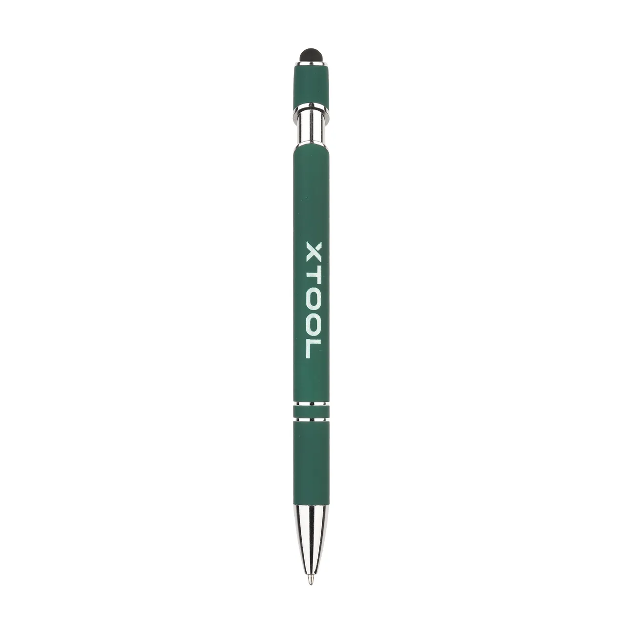 Dark Green Ballpoint Pens with Stylus test grid
