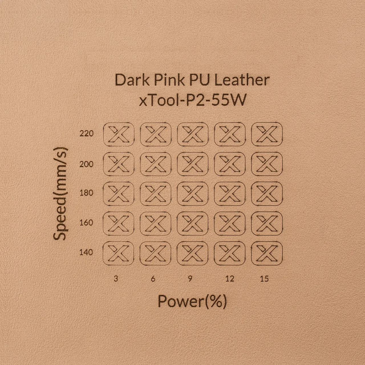 PU Leather Corner Bookmarks_Fan Dark Pink test grid
