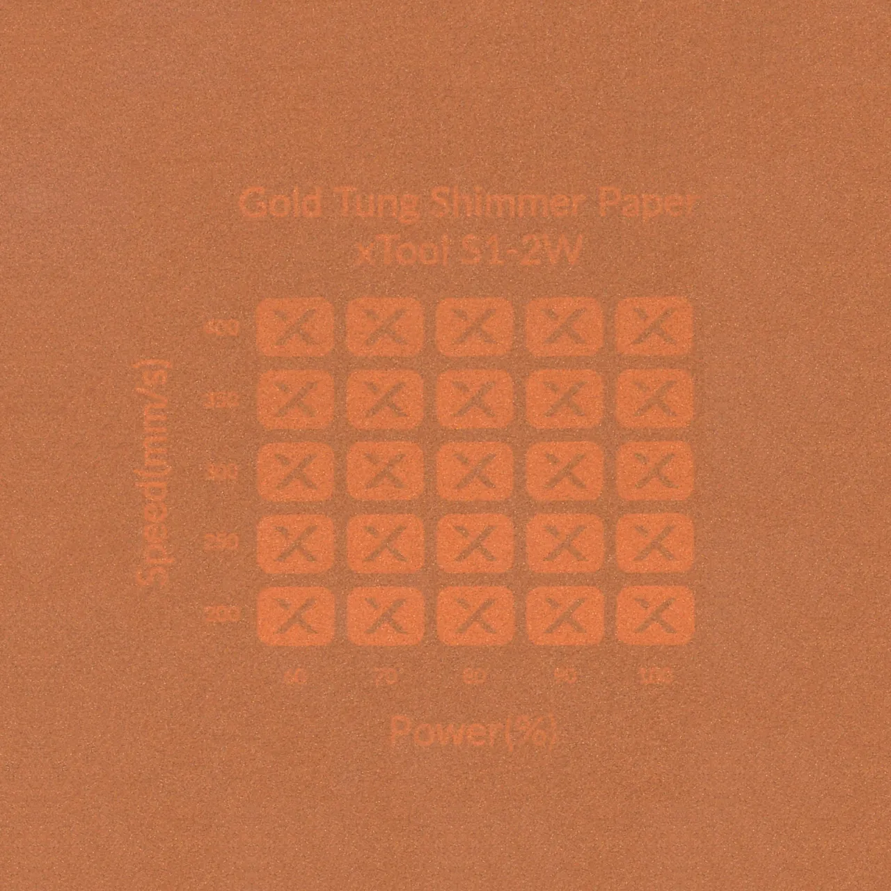 Gold Tung Gift Card Envelope test grid