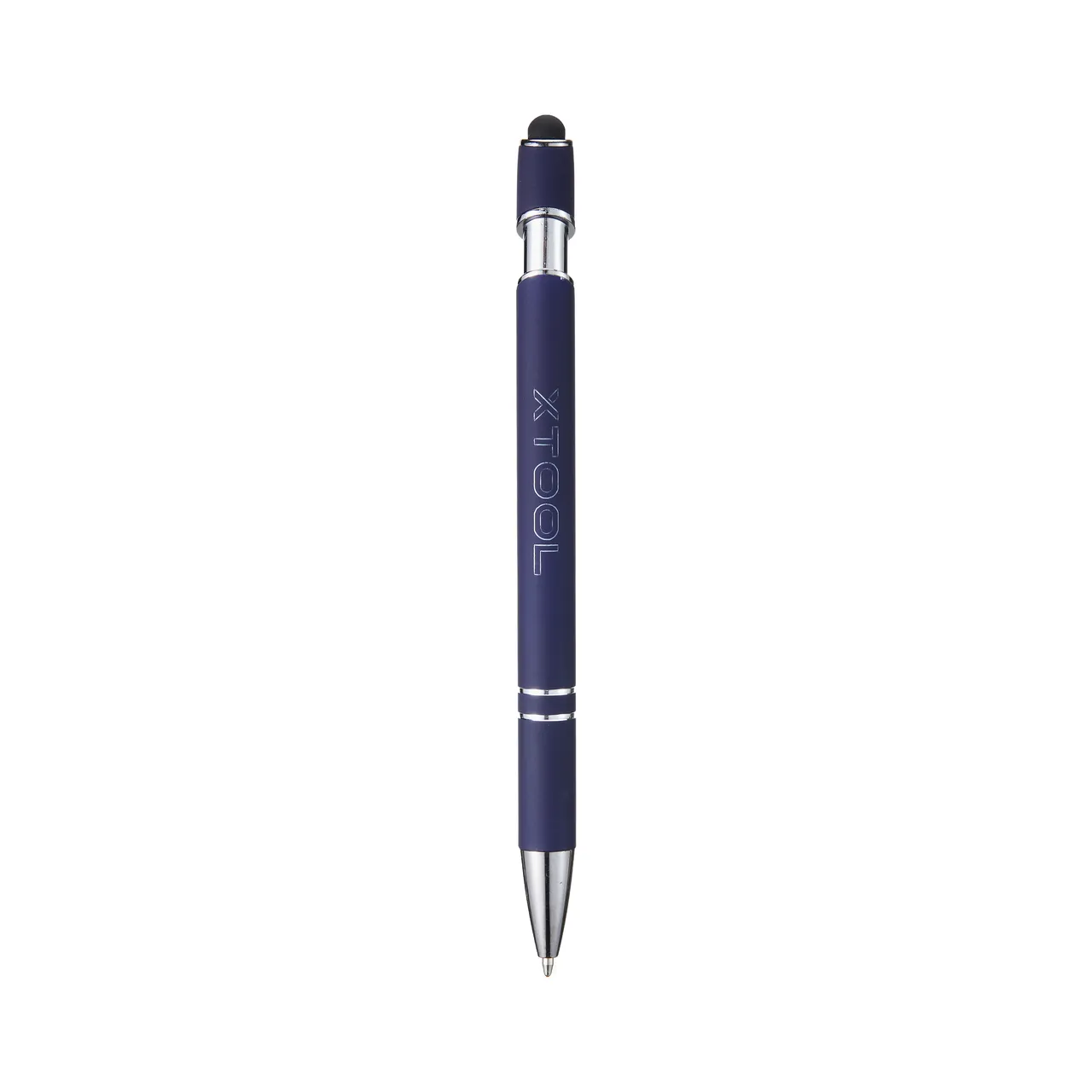 Navy Ballpoint Pens with Stylus test grid