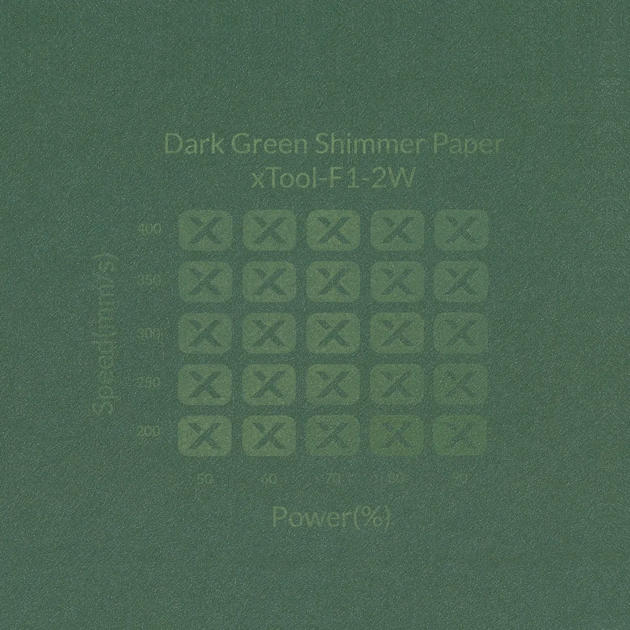 Dark Green Gift Card Envelope test grid