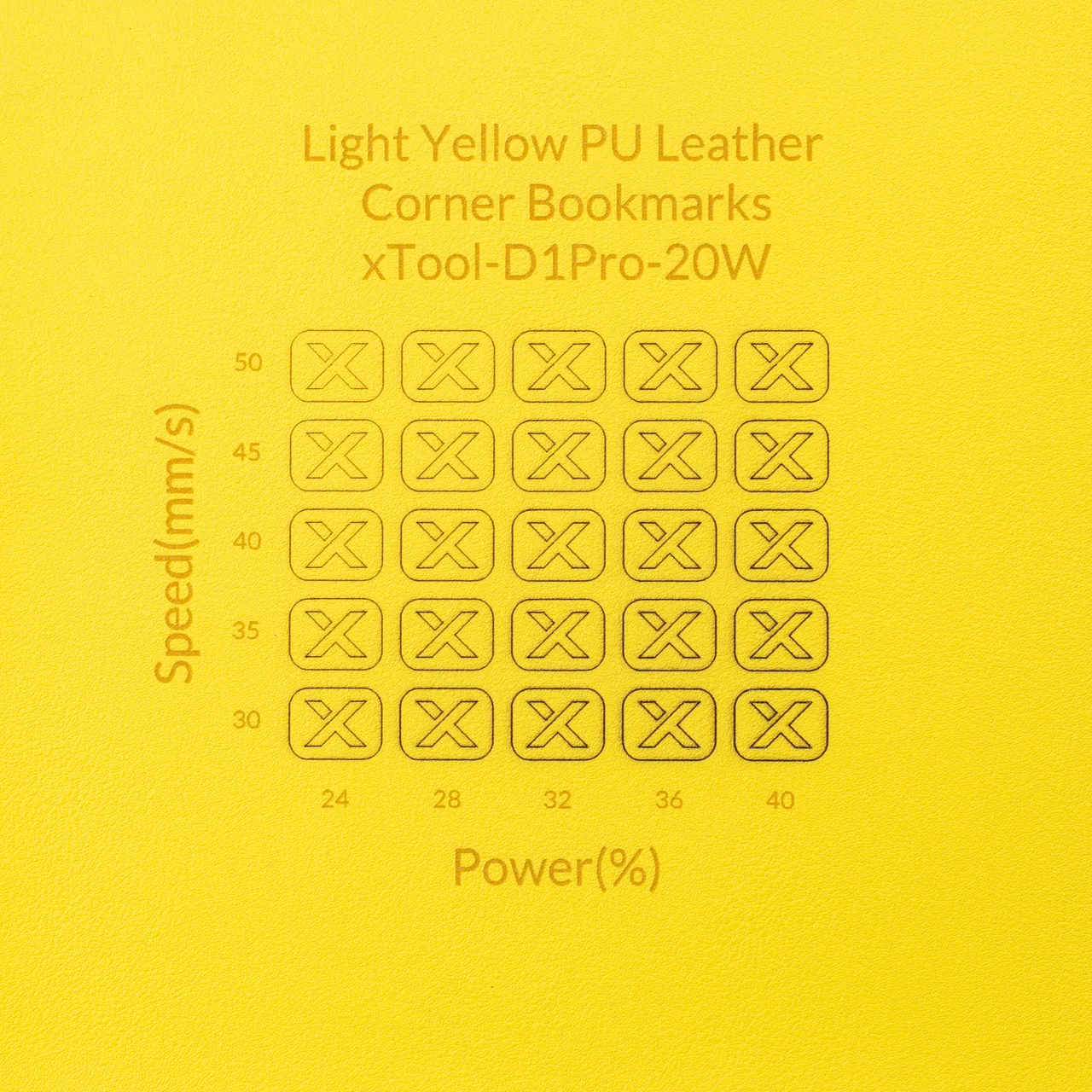 PU Leather Corner Bookmarks_Heart Pale Yellow test grid